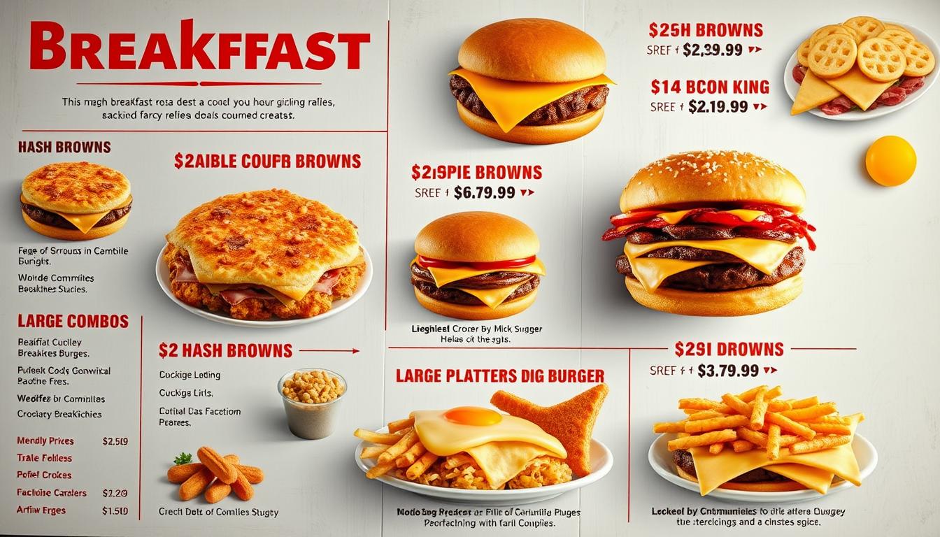 Burger King Breakfast Menu