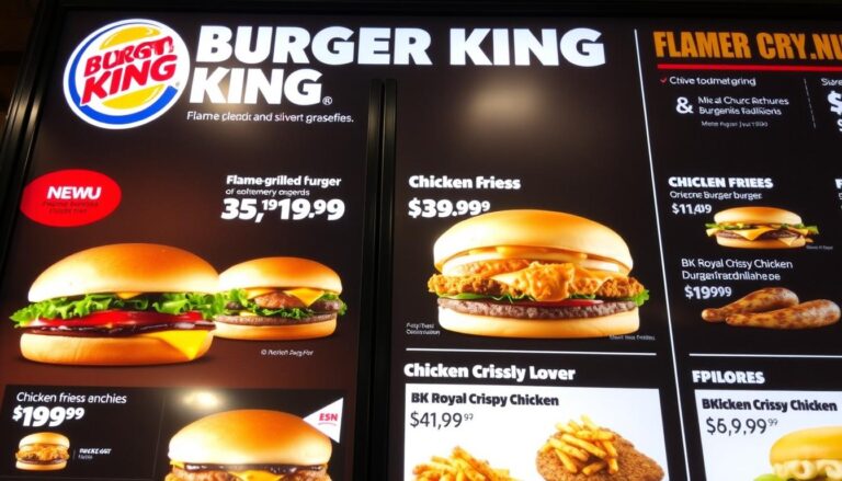 Burger King Menu Prices