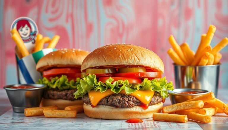 Wendy's Burger Menu
