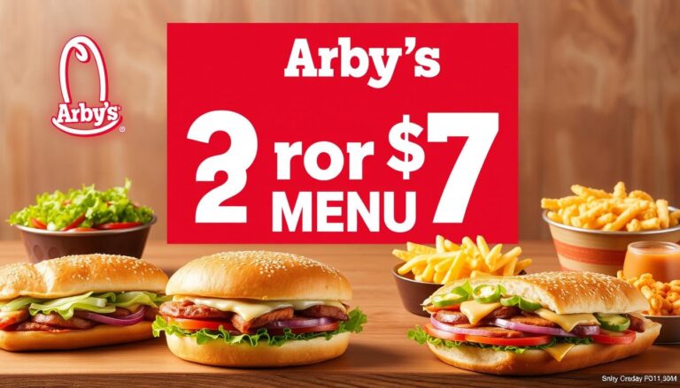 arby's 2 for $7 menu