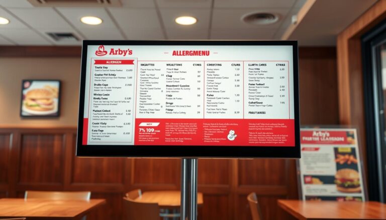 arby's allergen menu