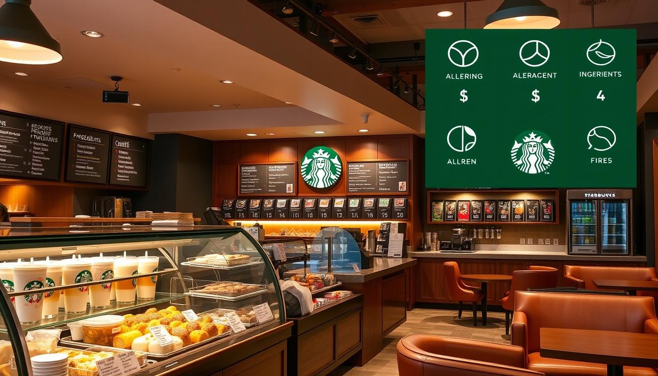 starbucks allergen menu
