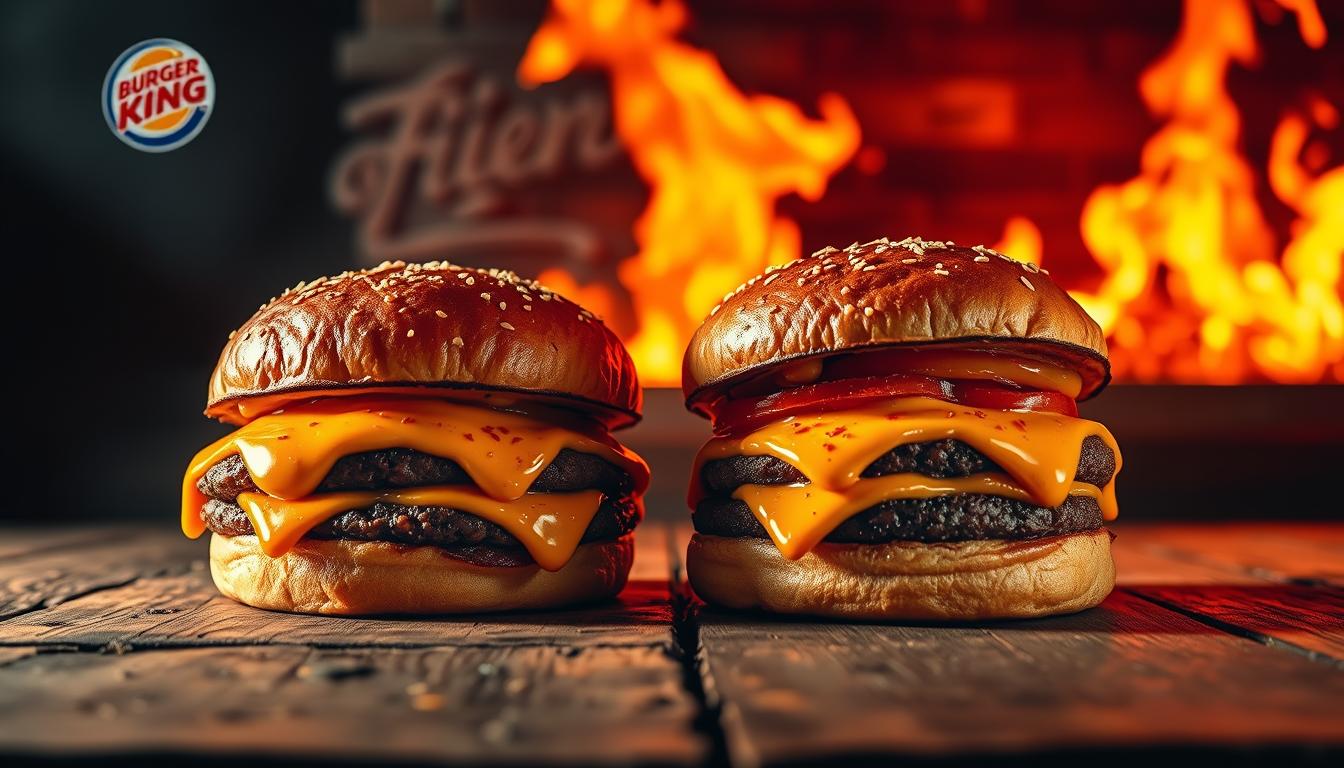Burger King Fiery Menu
