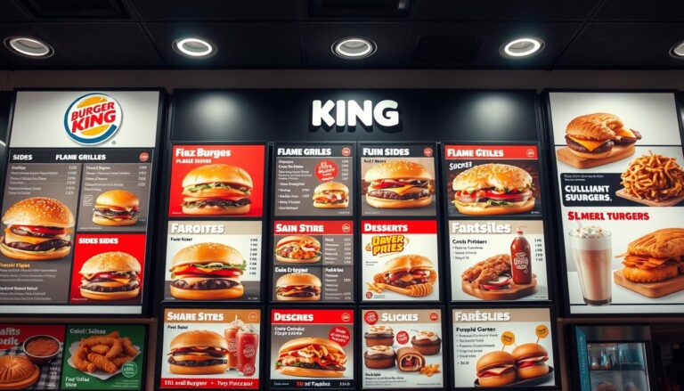 Burger King Menu