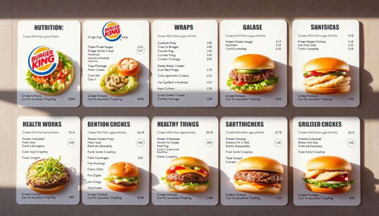 Burger King Nutrition Menu