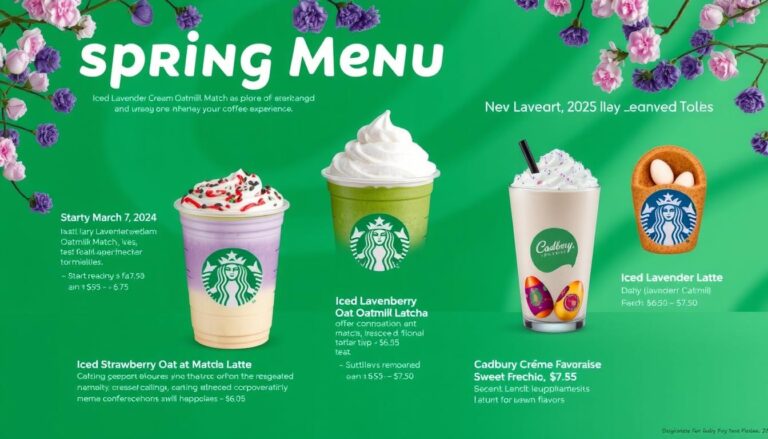 starbucks spring menu with price