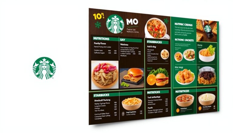 starbucks nutrition menu price