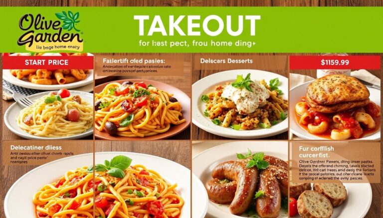Olive Garden To-Go Menu Prices